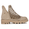 Maciejka Women's Beige openwork leather ankle boots