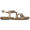 Maciejka Leather Gold Women's Sandals 06635-25/00-0