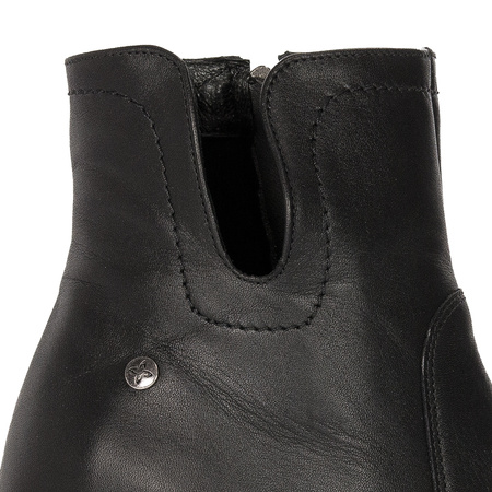 Maciejka Black Leather Women's Boots 05687-01/00-7