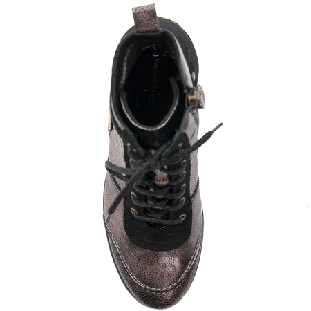 Leather Boots Black & Gold 06127-01/00-7