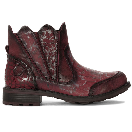 Maciejka Women's Leather Boots Red