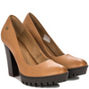 Maciejka Classic Leather Platform Pumps Brown 02629-29/00-1