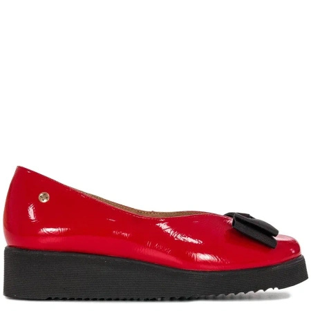 Maciejka Red Flat Shoes 05062-08/00-5