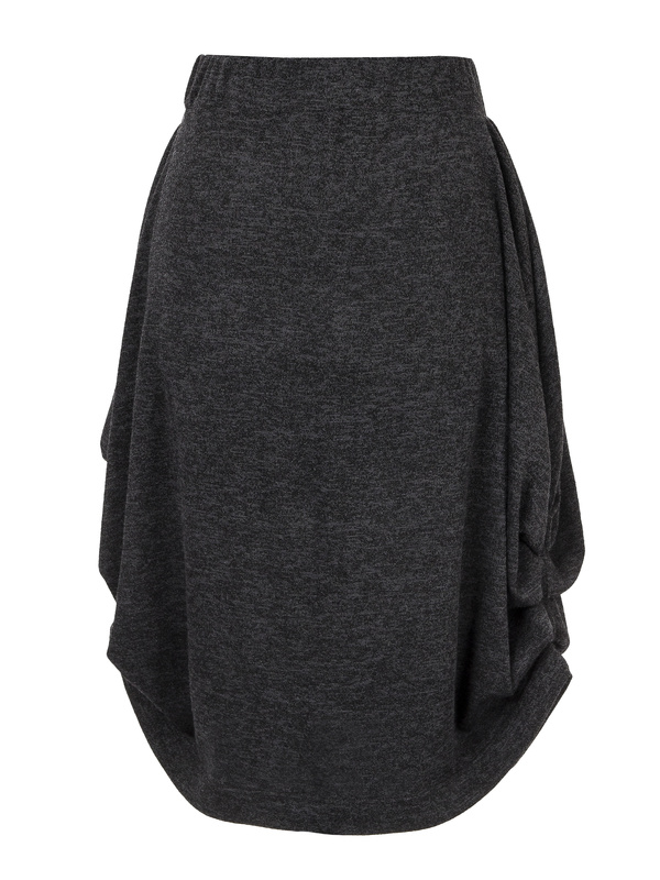 Silvia Graphite Knitted Skirt
