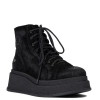 Maciejka Premium Suede High-Sole Boots Black 06309-01-00-8