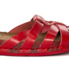 Maciejka Leather Flat Woven Sandals Red 03074-08/00-0