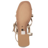  Maciejka Women's High Heel Leather Sandals Gold Beige
