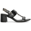 Maciejka Women's Leather Heeled Black Sandals