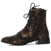 Maciejka Women's Leather Boots Black and Gold