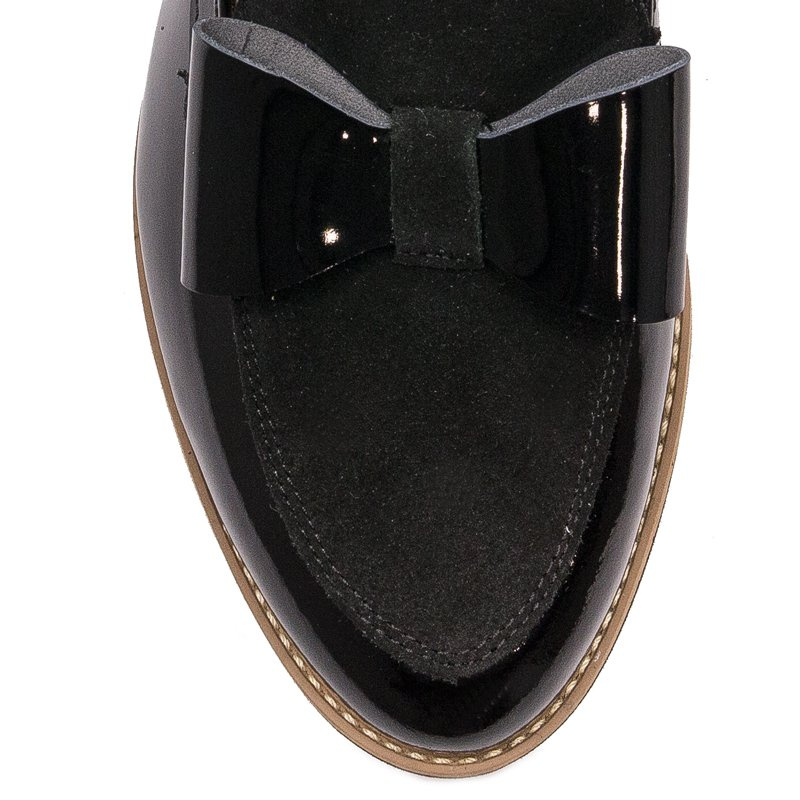 Maciejka Black Flat Shoes 04099-01/00-5