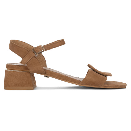 Maciejka Women's Heeled Leather Sandals Rude