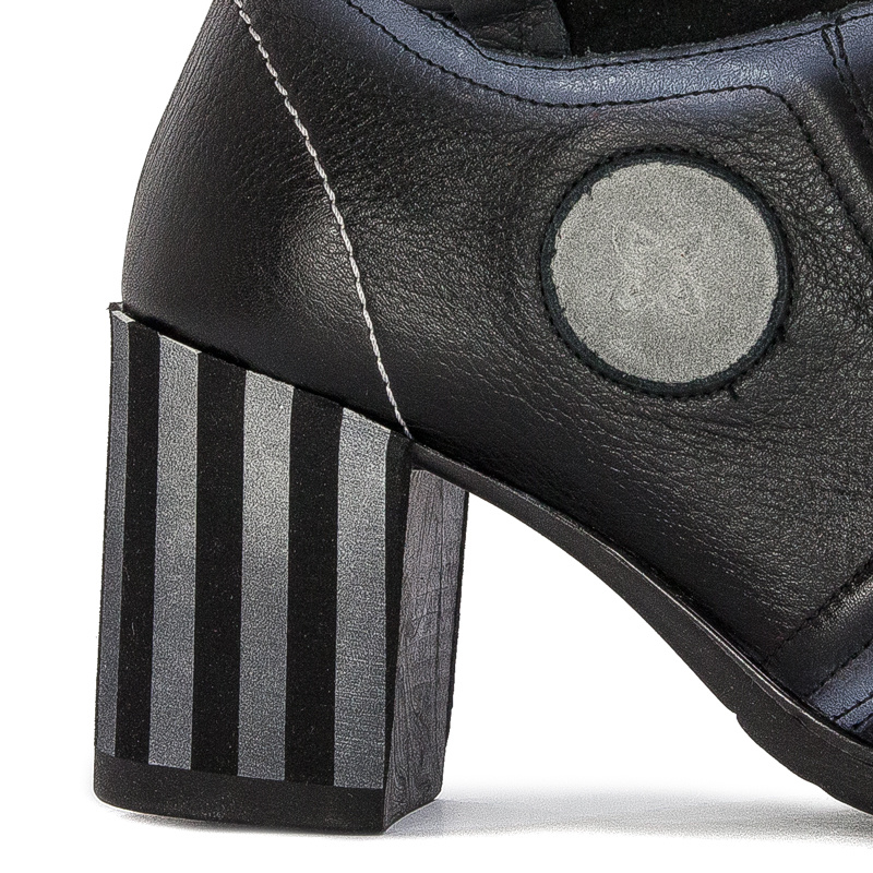 Maciejka Black & White Boots 05599-01/00-7