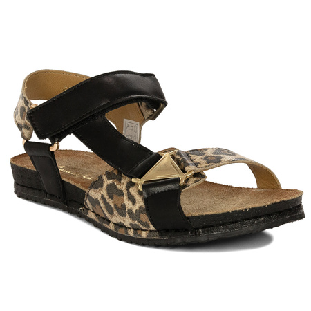 Maciejka Women's Leather Sandals Black