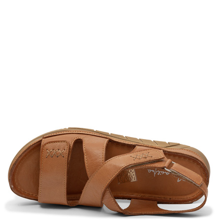 Maciejka Women's Leather Sandals With Velcro Ginger L4496-29/00-1