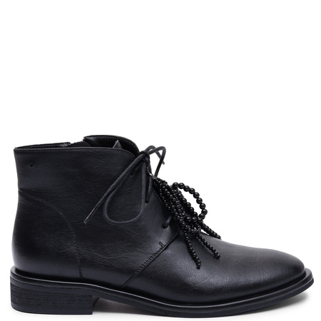 Maciejka Women's Leather Ankle Boots Black K7787-01/00-7