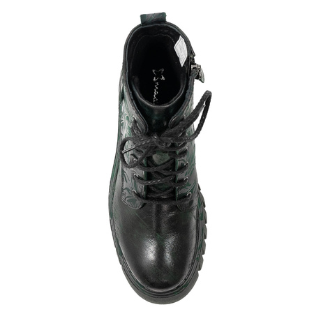 Maciejka Women's Leather Boots Green