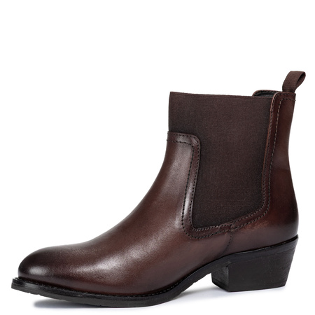 Maciejka Women’s Leather Chelsea Ankle Boots Brown H7168-02/00-7