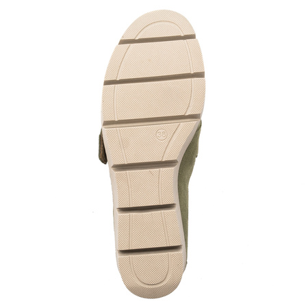 Maciejka Olive suede leather Low Shoes 05829-24/00-1