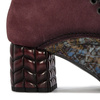 Maciejka burgundy Lace-up Boots