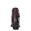 Maciejka Leather Ankle Boots with Croco Embossing Bordeaux H7170-23/00-7