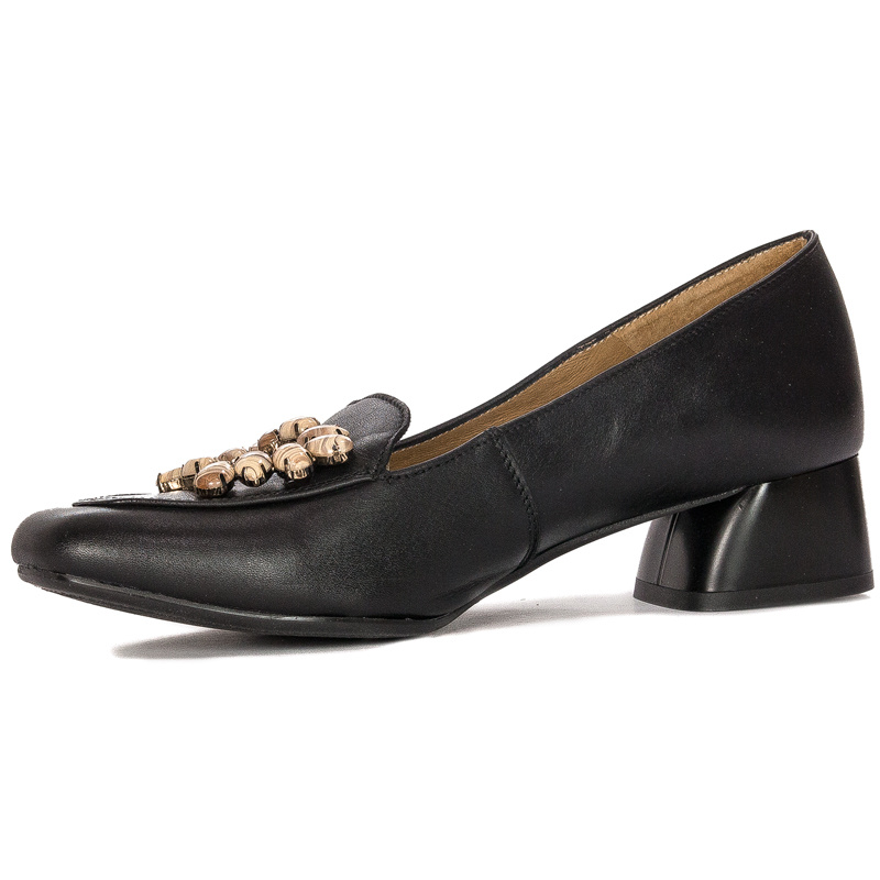 Maciejka Women's Black Leather Pumps