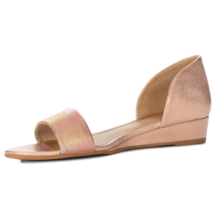 Maciejka Leather Copper Women's Sandals 