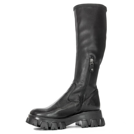 Maciejka Black Knee-High Boots