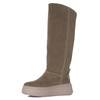 Maciejka Dirty Beige leather Knee-High Boots 