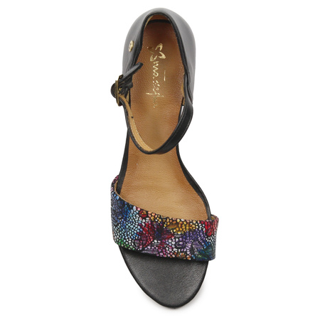 Maciejka Leather Black Women's Sandals 06486-01/00-1