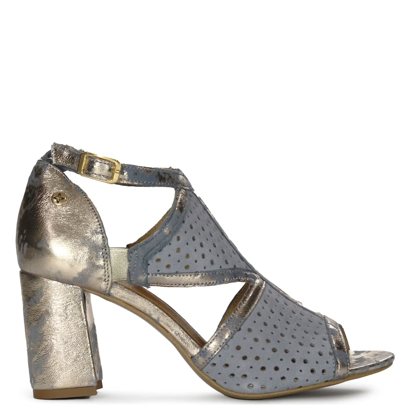 Maciejka Blue + Gold Sandals 06555-06/00-5