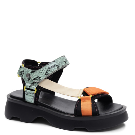 Maciejka Leather Platform Sandals Multicolour K7433-01/00-7