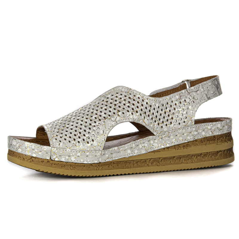 Maciejka Silver Sandals L4494-35/00-1