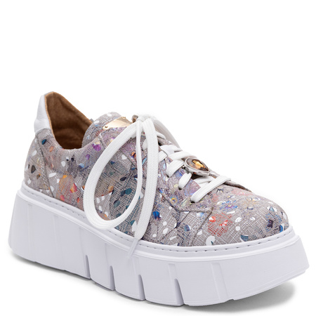 Maciejka Women's Multi-Color Leather Platform Shoes 6891W-04/00-8