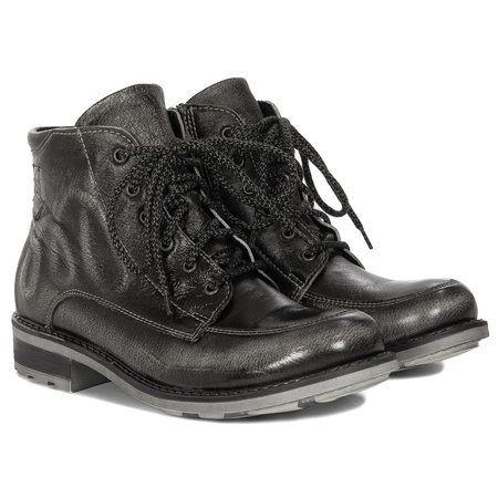 Maciejka Women's Leather Boots Ash White