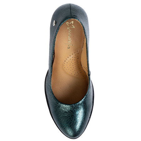 Maciejka Platform Pumps in Patent Leather Metallic Green 2629W-03-00-1