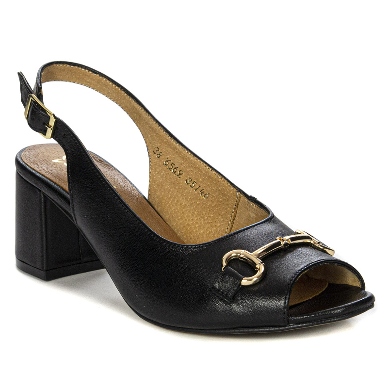Maciejka Black Sandals 06569-01/00-5