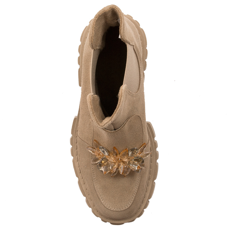 Maciejka Beige Corda women's Boots 2857J-04/00-8