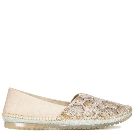 Maciejka Beige+Gold Shoes 01930-81/00-0