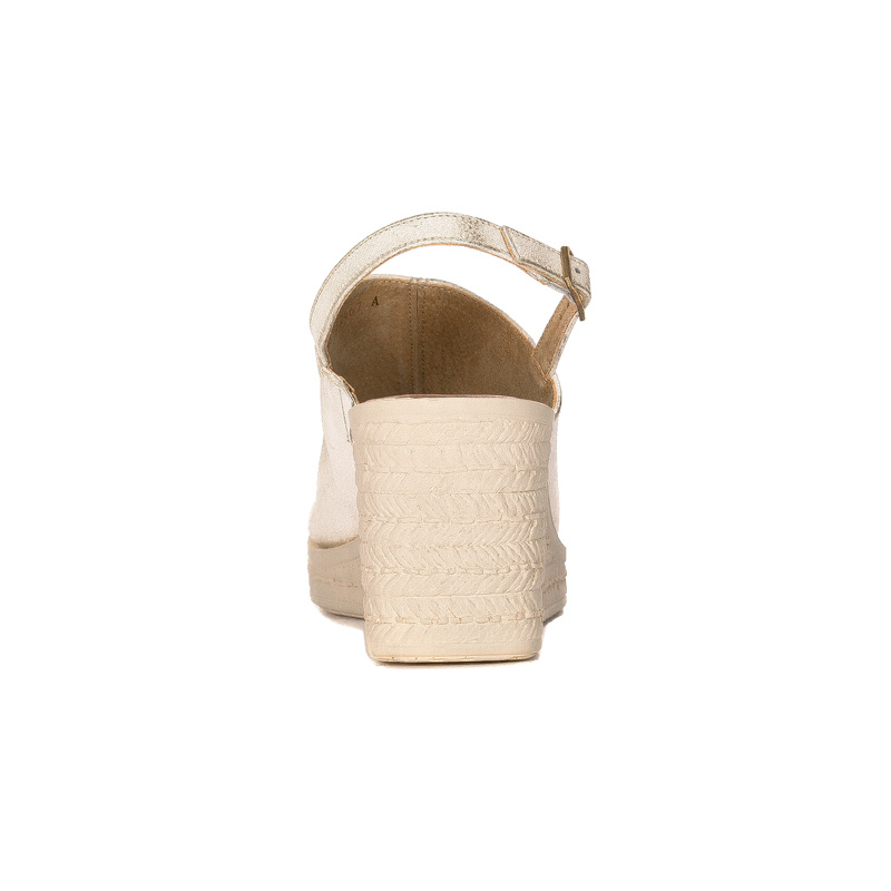Maciejka Beige & Gold Sandals 6098A-04-00-5
