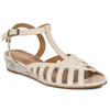 Maciejka Women's Leather Sandals Light Beige