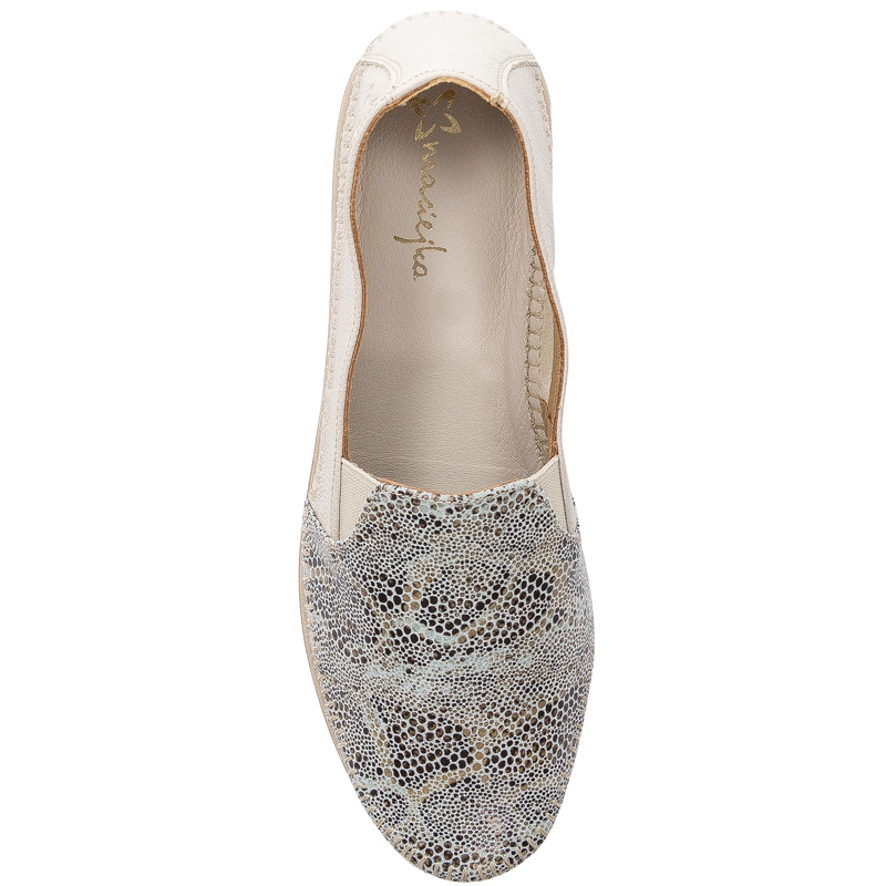 Maciejka Beige suede leather Flat Shoes 5814A-04/00-1