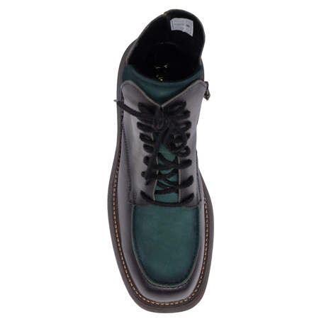 Maciejka Women's Lace-Up Boots Green
