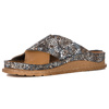 Maciejka Brown Women's Leather Slides