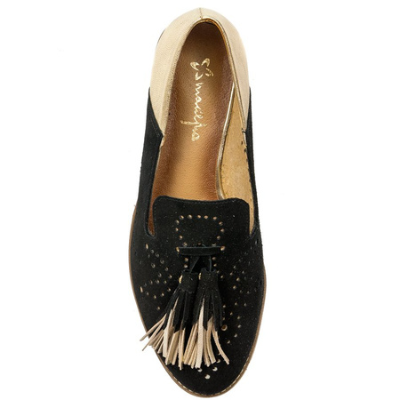Maciejka Black Flat Shoes 04484-01/00-5