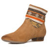 Maciejka Ankle Boots Suede Ethnic Cuff Brown 05986-29/00-5