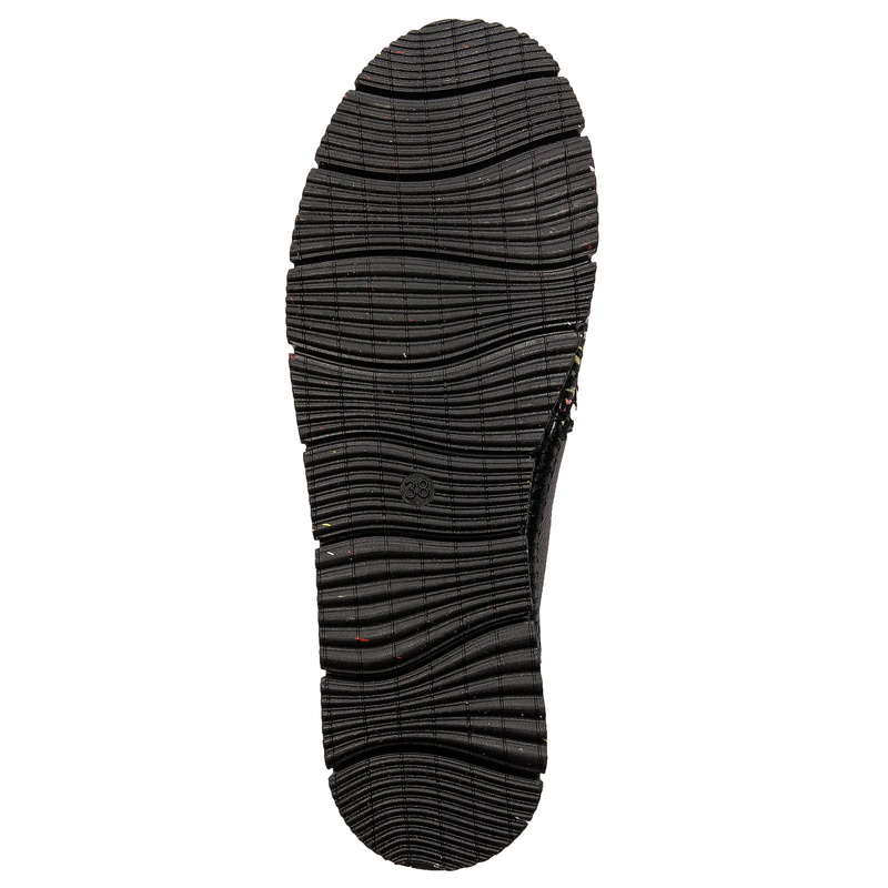 Maciejka Black + Flowers 03512-58/00-0 wonem's Low Shoes