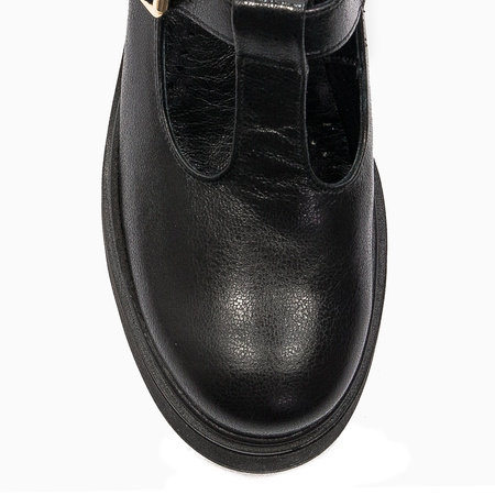 Maciejka Women's low shoes Black leather 6271A-01/00-1