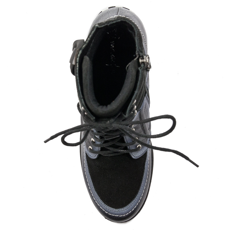 Maciejka Black & White Boots 05599-01/00-7