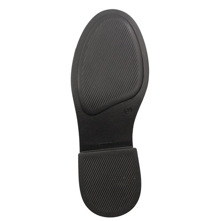 Maciejka Lordsy Skórzane Metaliczne Welurowy Print Zielone 06250-09/00-1