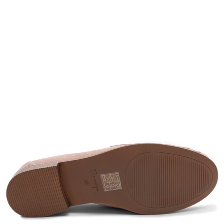 Maciejka Women's Suede Loafers Pink HJ764-15/00-1